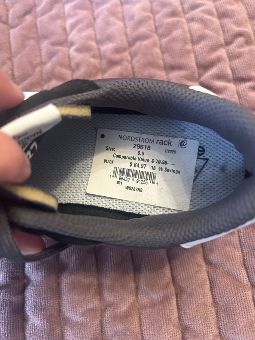 New BalanceBlack & White Classic Runner Sneakers NWT - Picture 6 of 6